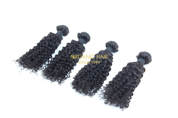 Virgin brazilian kinky curly hair extension